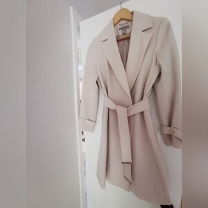 H&M wrap belted blazer jacket / overcoat /trench